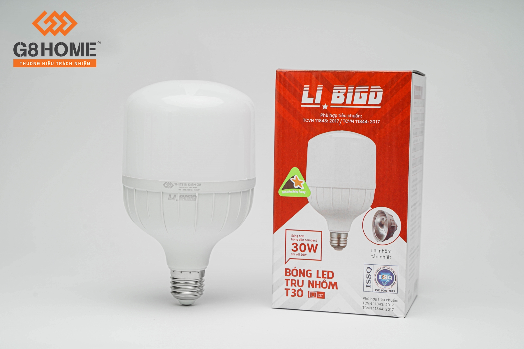 អំពូល LED បង្គោលអាលុយមីញ៉ូម T30 (LI BIGD)