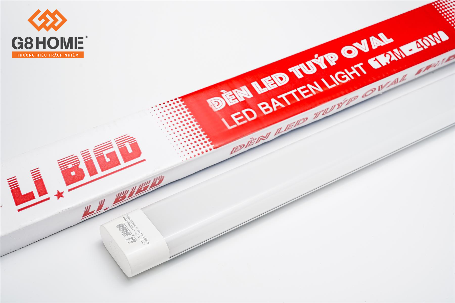 OVAL LED TUBE LIGHT 1.2M 40W (LI BIGD)