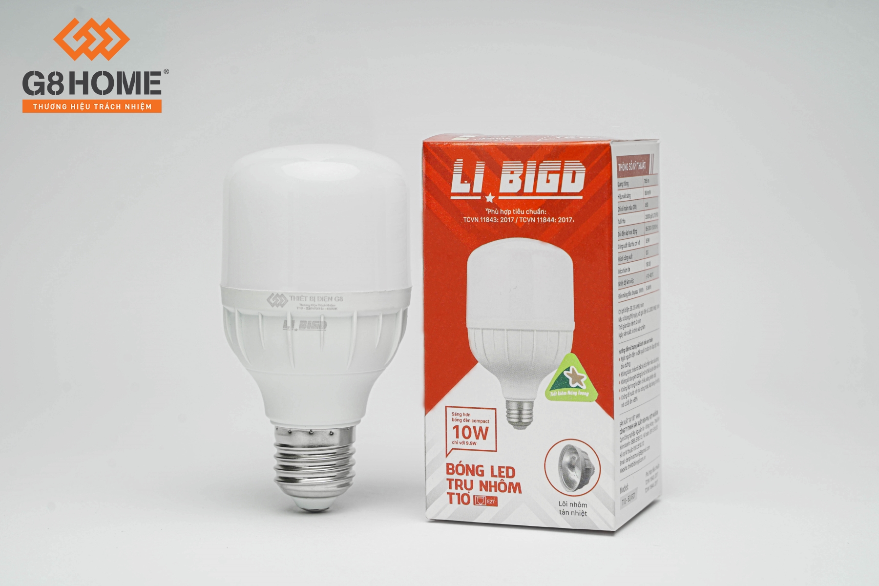 T10 ALUMINUM PILLAR LED BULBS (LI BIGD)